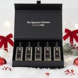 SocialSkn Signature Collection Luxury Women Perfume Gift Set (5x20ml) | Includes Ispahan, Femme Fatale, Saint Tropez, Vanilla Rose & Belle Mare | Travel Size