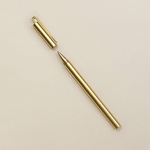 Bolígrafo Goldleaf Clip metálico con tinta negra miniatura 2