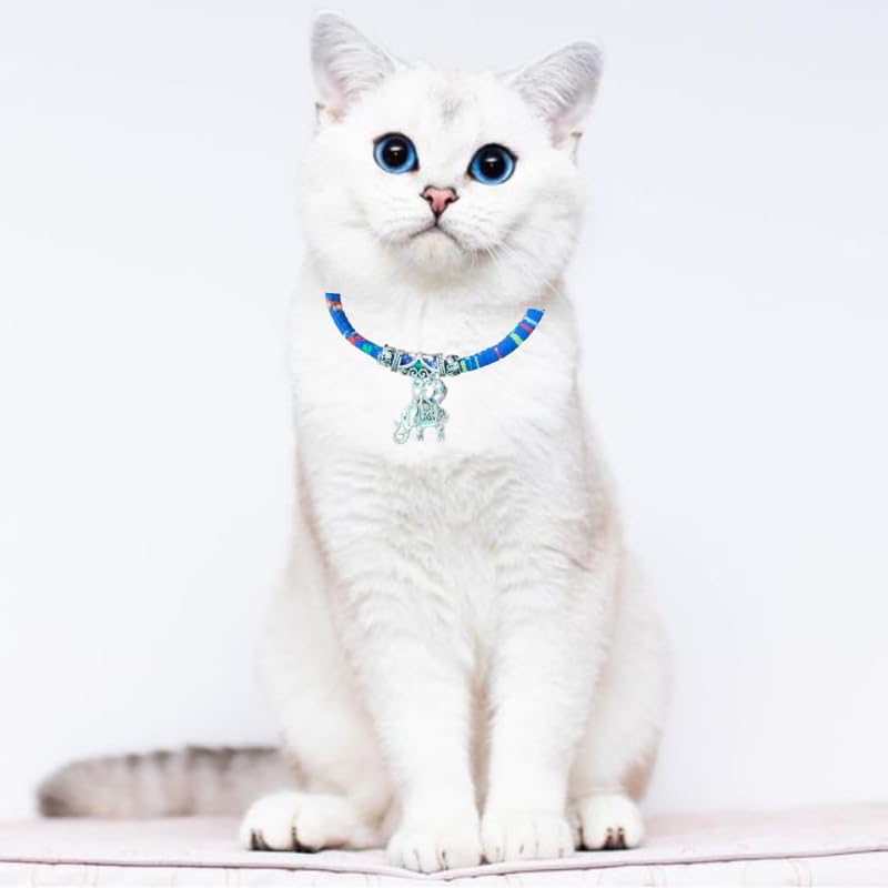 PSK PET MART Large Size Ethnic cat Collar for Dogs Breakaway Cat Collar Pet Cat Bell Collar Kitten (B0CPT3NJMB) Amazon Price History, Amazon Price Tracker