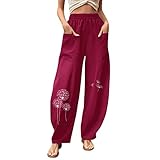 Lightning Deals of Today Prime Clearance Damen Jeans Boyfriend Style Haremshose Damen Sommer Jogginhose Hosenrock Damen Lang Leggings Schwarz Wei? Spring Pants for Women 2024