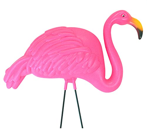 Giftexpress Large Bright Pink Flamingo Yard Ornament/ Flamingo Garden Statue / Pink Flamingo Garden Yard Decor (Pack Of 2) #TOP3