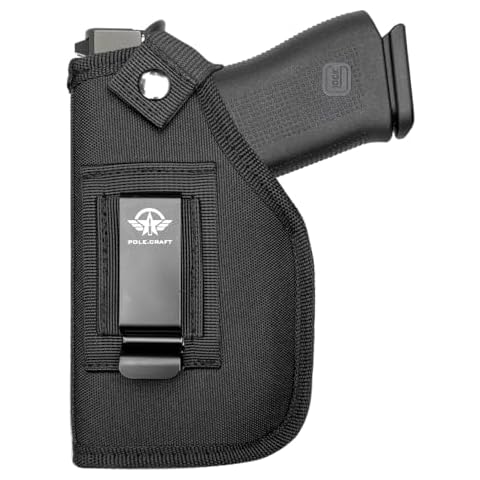POLE.CRAFT Holster for Gun with Laser Light Fit: Glock 43 / Glock 43X w/TLR6 - Sig Sauer P365 / P365 SAS / P365XL TLR6 Laser Light - Right/Left Hand Draw Cover
