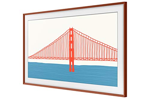 Image of SAMSUNG 65-inch The Frame Customizable Bezel - Beveled Brick Red (VG-SCFA65TRCZA, 2021 Model)
