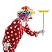 ibasenice Juggling Plate Set with Sticks 2Pcs Spinning Circus Props for Beginners Multi-Colored Skill Game Toy for Party Entertainment