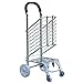 Produktbild NBVCX Wohnaccessoires   Utility Cart mit Radlagern und Plattform für Wäschekorb Laden Klappen Tragbarer Einkaufswagen Leichter Trolley
