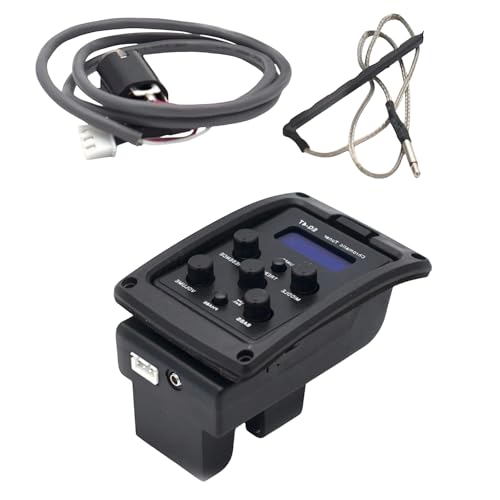 Préampli acoustique avec égaliseur électrique 4 bandes pour guitare électrique