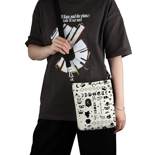 G2TUP Novel Inspired Gift Romance Reader Crossbody Bag Book Lover Travel Bag Bookish Gift Fiction Merch4