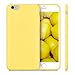 kwmobile Case Compatible with Apple iPhone 6 Plus / 6S Plus Case - Soft Slim Protective TPU Silicone Cover - Pastel Yellow Matte