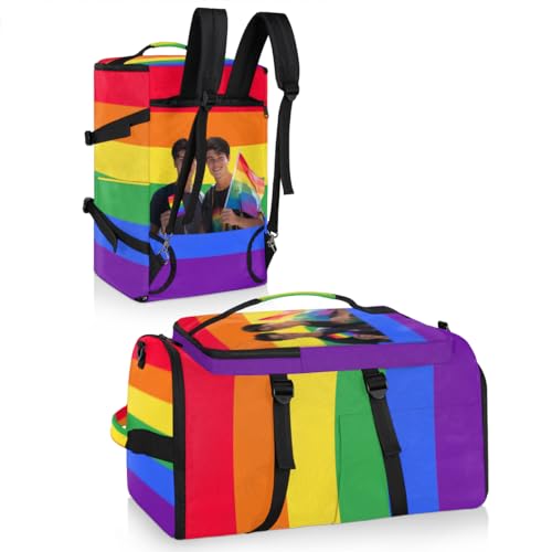 Personalized Gym Bag Backpack,Custom Duffle Bag for Men and Women with Your Image/Photo,18Inch,Style 32