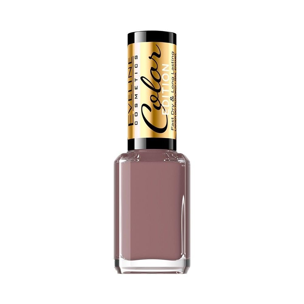 Eveline Cosmetics Colour Instant Fast Dry & Long Lasting Nail Polish - No 123, Perfect for Women Who Value Time and Quality, Vegan, 12 ML