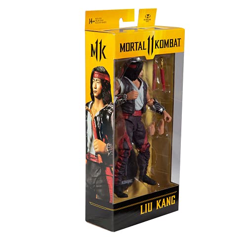 Mortal Kombat McFarlane Boneco Liu Kang, Multicor