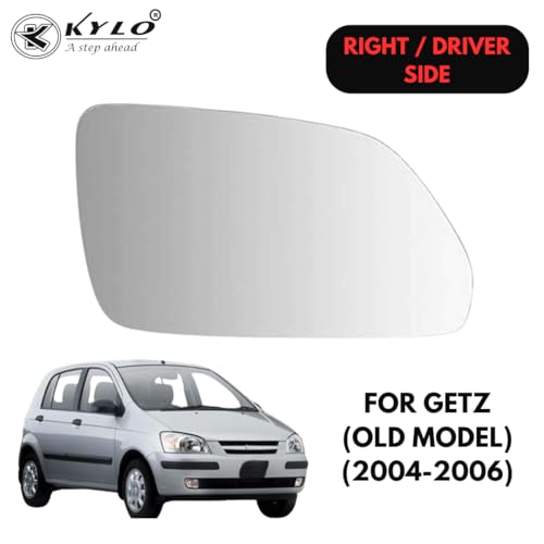 Image of KyloXtreme Getz T1 (2004-2006) Driver Side (Right Side) Car Side Mirror Glass /Tukdi /Sub Mirror Plate