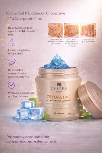 Image of Excelente reductor y anticelulitis Body Contour Gel Moldeador CORPS, para piernas abdomen brazos gluteos y espalda. Formula tonificante e hidratante que adelgaza reafirma quema grasa. Gel cryoactive.