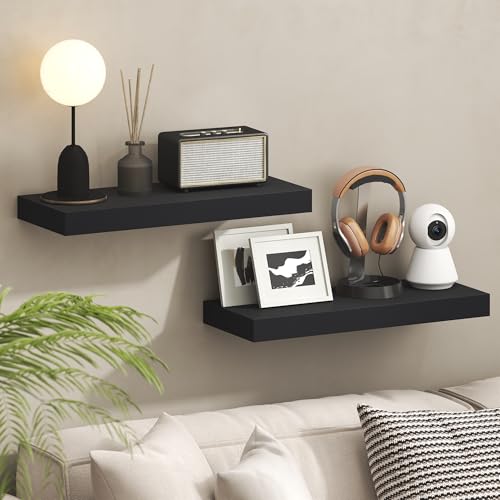 Furinno Tanna Floating Shelves for Wall, 9 x 24 Wall