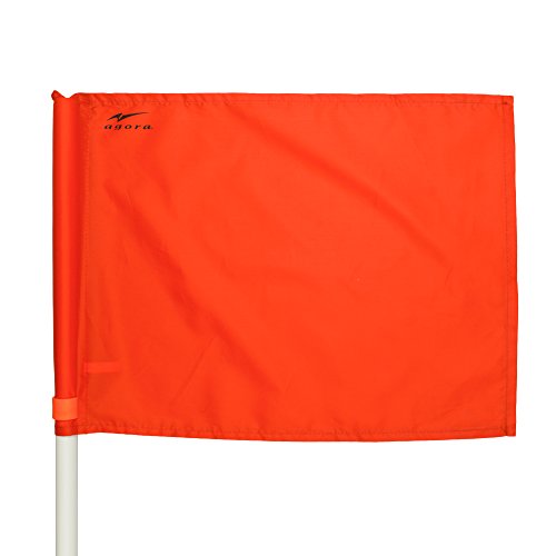 AGORA Hardground Portable Soccer Corner Flags - Set of 4