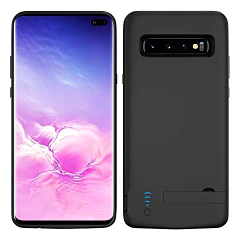 Kerter Battery Case for Galaxy S10 Plus - [5000mAh] Charging Case Extended Battery for Samsung Galaxy S10+ Rechargeable Battery Backup Power Bank Portable Charger Case Cover