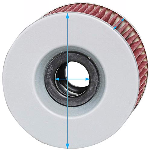 Hifrom Oil Filter Replacement For Cb350F Cb350G Cb350K Cb500K Cb500F Cb750 Cb750F Cb750K Gl1000 Kawasaki Kz400D Z400 Kz400D Kz400S Kz400A Motorcycle Dirt Bike Replace Hf401, Kn401 #TOP7