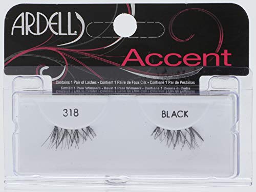 Preisvergleich Produktbild Ardell Accent Style Eye Lashes Nummer 318, Schwarz, 1er Set
