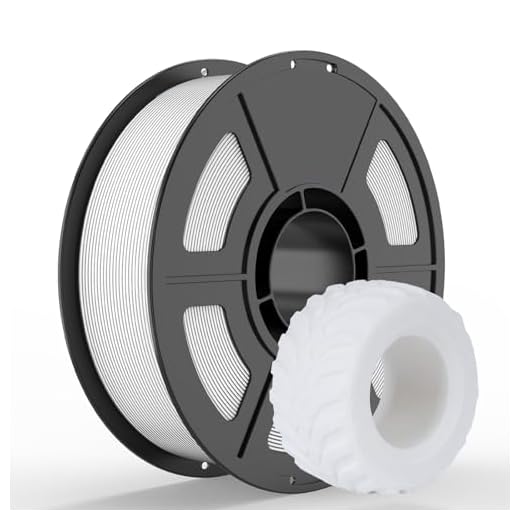 IEMAI TPU 95A 3D Printer Filament 1.75mm, Flexible & Soft Polyurethane, +/- 0.02mm Dimensional Accuracy, 1KG Spool (2.2lbs), Compatible with Most FDM Printers, White