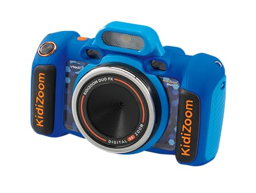 VTech KidiZoom Duo FX, Kids Camera with Colour Screen, 8MP, Photos, Selfies & Videos, AR Filters, 20 games, 75 photo & video effects, filters & frames, for Infants aged 3, 4, 5, 6, 7 + years, Blue - Image 5