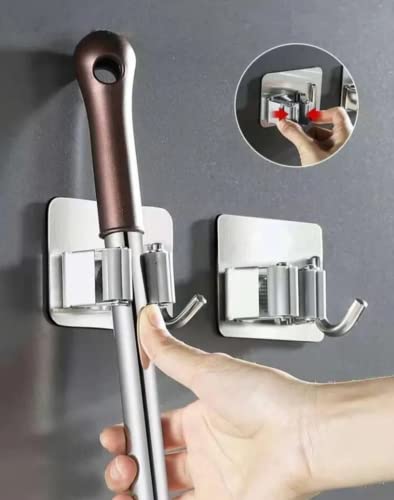 Suporte de Vassoura Esfregao Rodo Organizador