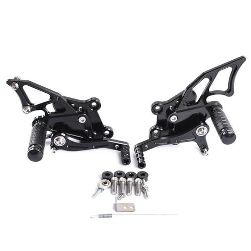 Commandes Reculées Ninja 300 en Aluminium CNC : Repose-Pieds Premium Réglables
