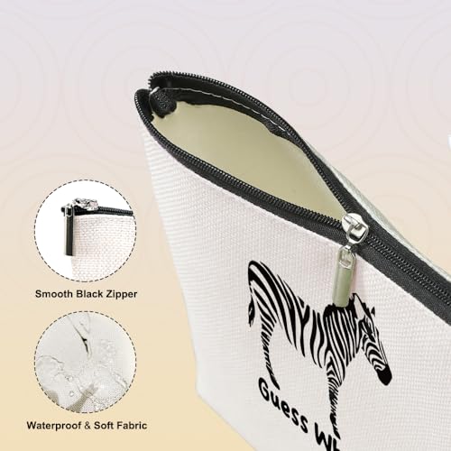 VICBOU Funny Zebras Makeup Bag Zebra Gifts for Women Zebra Supplies Accessories Cute Cosmetic Bag for Girls Daughter Animal Zebras Lovers Sister Best Friends Christmas Mothers Day Birthday Gifts2