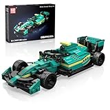 Mould King 10157 Speed Champion Rennwagen Klemmbausteine AMR21 Auto Bausteine Sets Sportwagen Bausteine Spielzeug Sammlerstücke Geschenke für Erwachsene und Kinder 8+ (308 Teile)