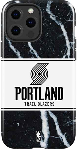 Skinit Impact Phone Case Compatible with iPhone 14 Pro Max - Officially Licensed NBA Portland Trail Blazers Large Logo Design