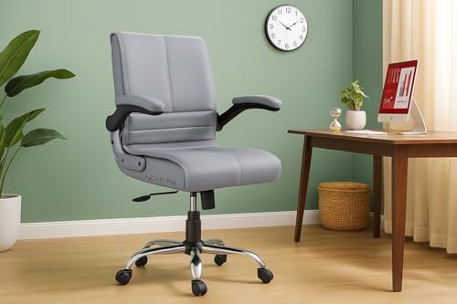 NEWTURN® Maxson Mid Back Adjustable Handle Cushion revolving Chai...