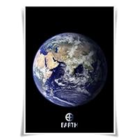 Lrajan&Daucus Solar System Explorer Posters - Vibrant Planet & Sun A3 Fabric Prints, Space Wall Art for Home & Classroom (Earth)