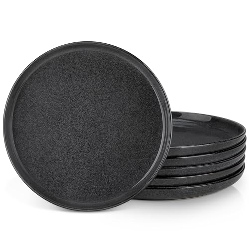 Teller Set Groß für 6 Personen, vancasso ANYA Steingut Speiseteller...