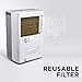 Midea 4,500 Sq. Ft.Dehumidifier for Basement, Energy Star Certified, With Reusable Air Filter 50 Pint - Ideal For Basements, Large & Medium Sized Rooms, And Bathrooms (White)