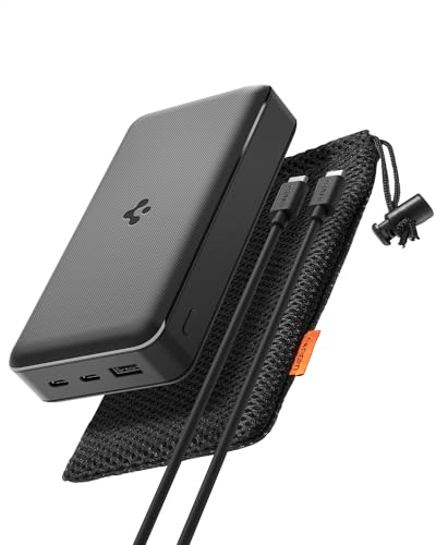 Spigen ArcPack 30000mAh Power Bank, PD3.0, Fast Charging, 22.5W M...