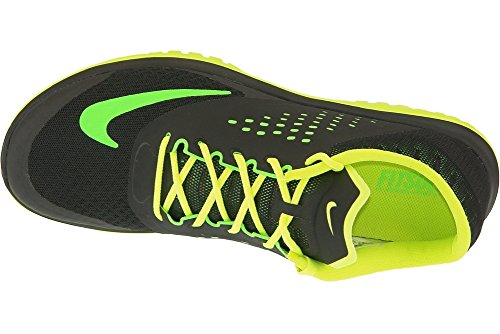 Image of Nike Men's Fs Lite Run 2 Black,Poison Green,Volt Running Shoes -7 UK /India (41 EU)(8 US)