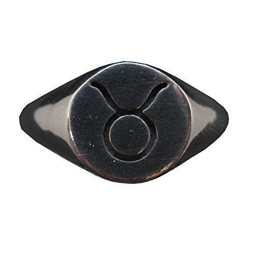 Bague Taureau en Argent Massif 925 gravé avec poinçon d'authenticité