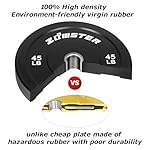 Bumper Plate Olympic Weight Plate Bumper Weight Plate with Steel Insert Strength Training Weight Lifting Plate - Image 3