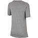 Boy's Nike Sportswear Just Do It. T-Shirt, Nike Shirts for Boys with Classic Fit, Dark Grey Heather, S