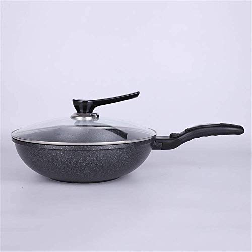 Wok con fondo plano antiadherente 32 cm miniatura 3