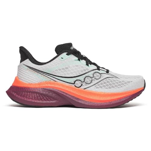 Saucony Men's Endorphin Speed 5 Sneaker, White/Crimso, 10