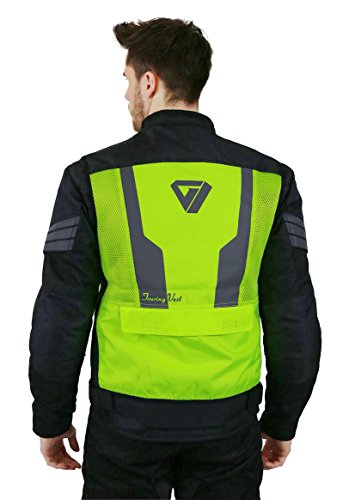 Chaleco reflectante de seguridad Nerve Touring verde XS-S 5