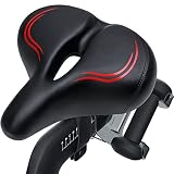 Wide Bike Seat Cushion for Peloton Bike & Bike Plus,Wide Saddle Replacement for Peloton, Spin Bike,