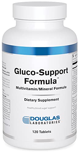 Douglas Laboratories Gluco-Support Formula | Multivitamin/Mineral Formula To Support Healthy Carbohydrate Metabolism | 120 Tablets #TOP6