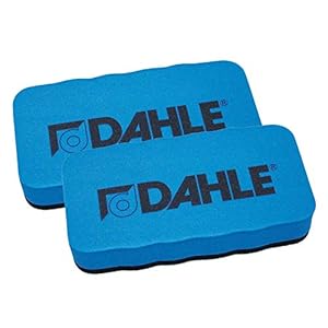 Dahle Whiteboard Schwamm Magnetischer Wischer 2 Stück Blau