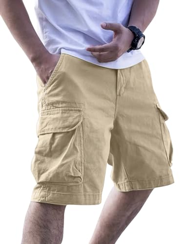 Image of Vogaan Men's Shorts || Casual Men Shorts Cotton || Half Pant for Man || Cargos Shorts