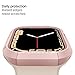 Spigen Rugged Armor Protector Designed for Apple Watch Case Series 9/8/SE2/7/6/SE/5/4 41mm/40mm - Rose Gold