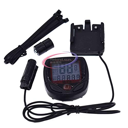 Sunding Waterproof Bike Computer Bicycle Meter Odometer Speedometer Cycling Computer Velocimetro Wired Stopwatch LCD Display