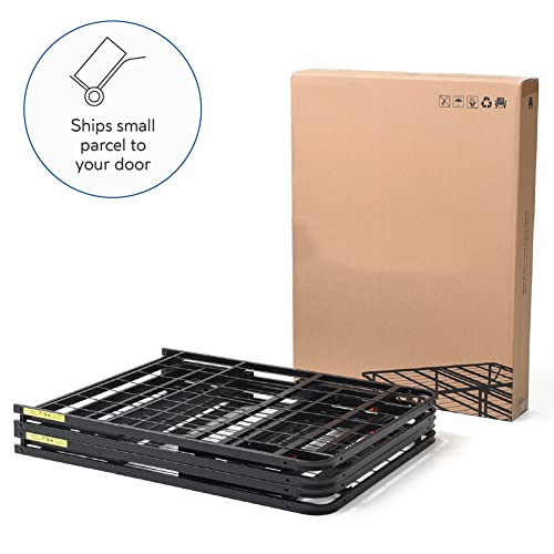 Classic Brands Hercules Black Heavy Duty Metal 14-Inch Platform Mattress Foundation Bed Frame - Queen #TOP6