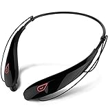 UNIQUE AROUND-THE-NECK DESIGN - Lightweight and comfortable for everyday use where magnetic ear buds snap into place when not in use