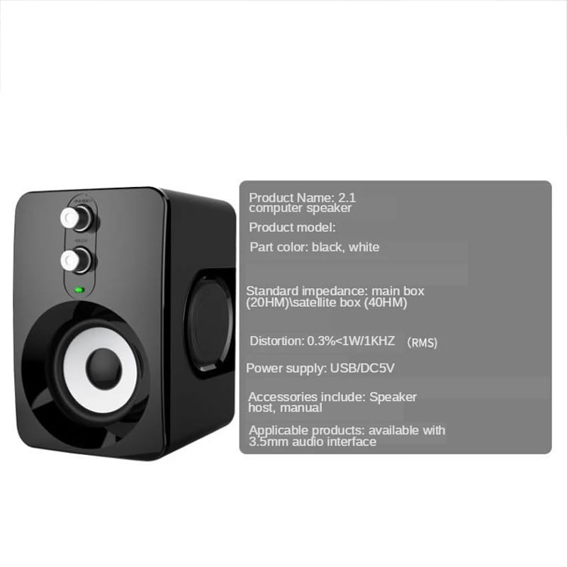 Altavoz de diafragma para ordenador que elimina el sonido distorsionado 3